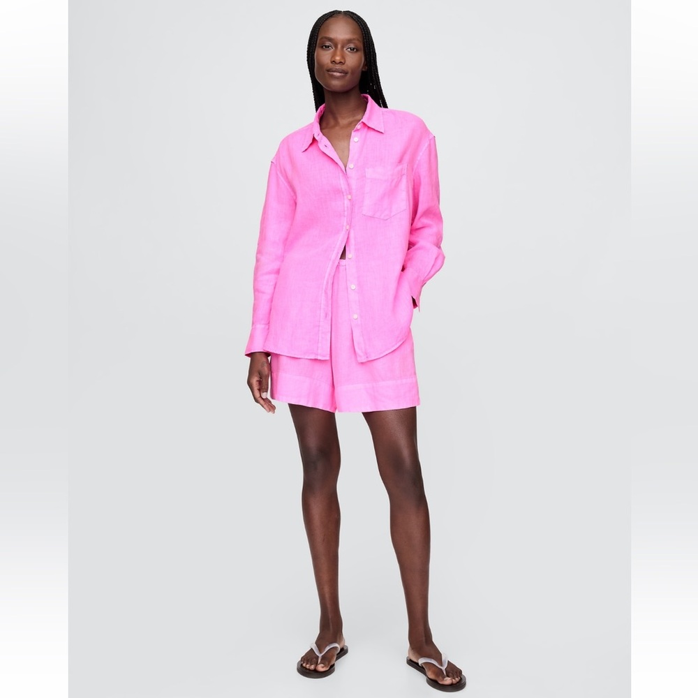 Gap linen easy shorts